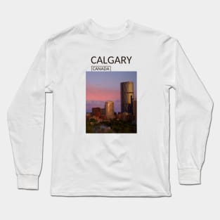 Calgary Alberta Canada Gift for Canadian Canada Day Present Souvenir T-shirt Hoodie Apparel Mug Notebook Tote Pillow Sticker Magnet Long Sleeve T-Shirt